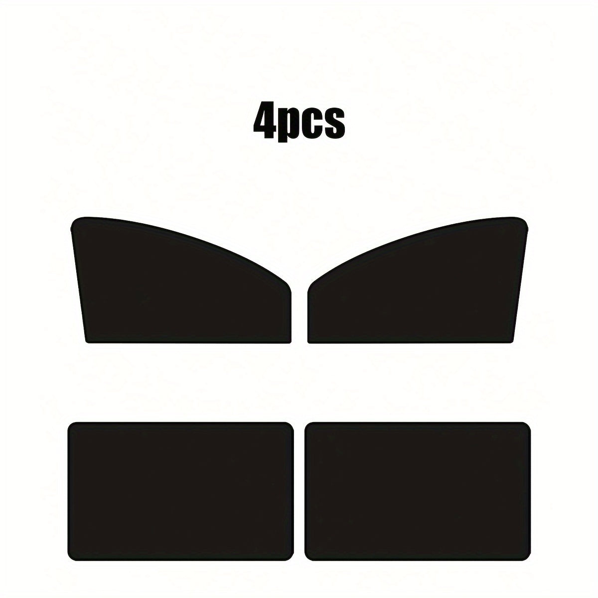 Universal avtomobil quyosh nurlari old va orqa oynalar uchun pardalar magnit himoya