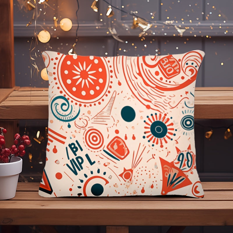 Abstrakt san'at yostiq qopqog'i uchun divan yostiq, avtomobil dekoratsiyasi, mashinada yuvish mumkin, yostiq markazi kiritilmagan