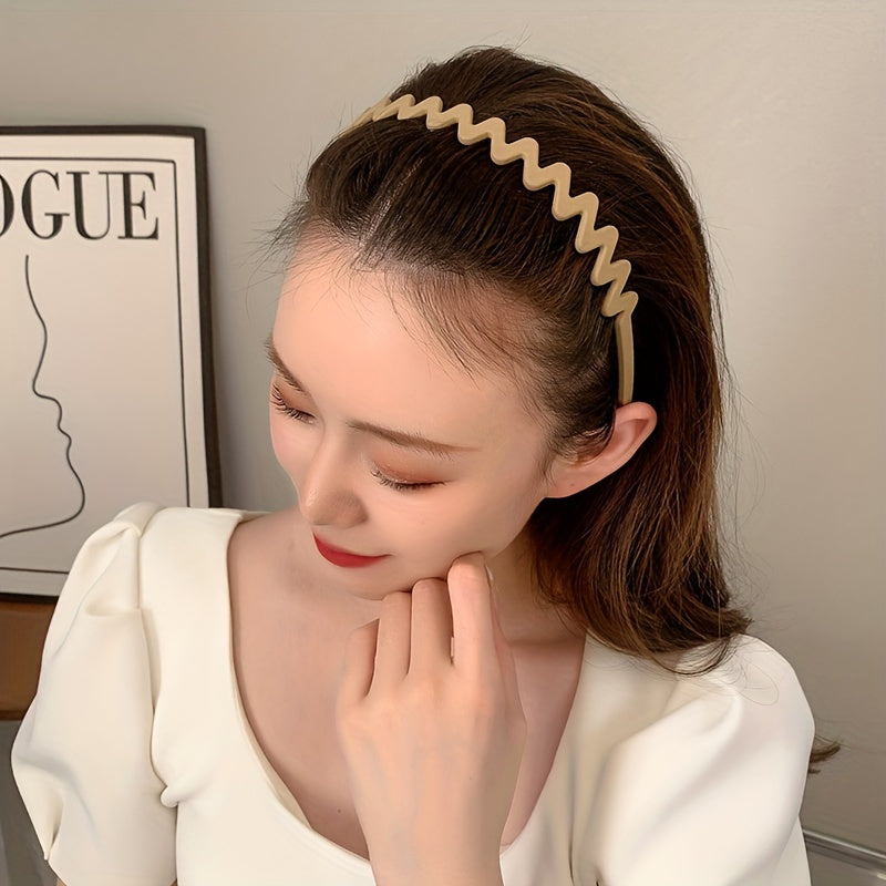 Ayollar uchun 9 ta mat, to'lqinli, sirg'almas soch bantlari to'plami