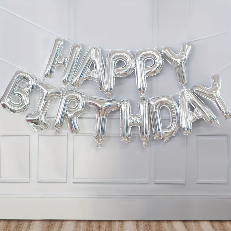 13-Piece Happy Birthday Letter Kit for Party Decorations 16-Inch