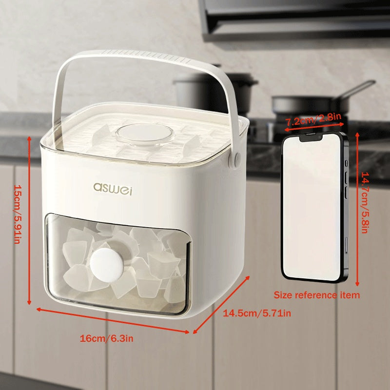 Большая емкость для пищевых кубиков льда для морозильника или холодильника