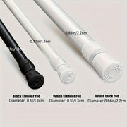 Telescopic Curtain Rod for Shower Clothes Drying Bathroom Accessories Adjustable Length