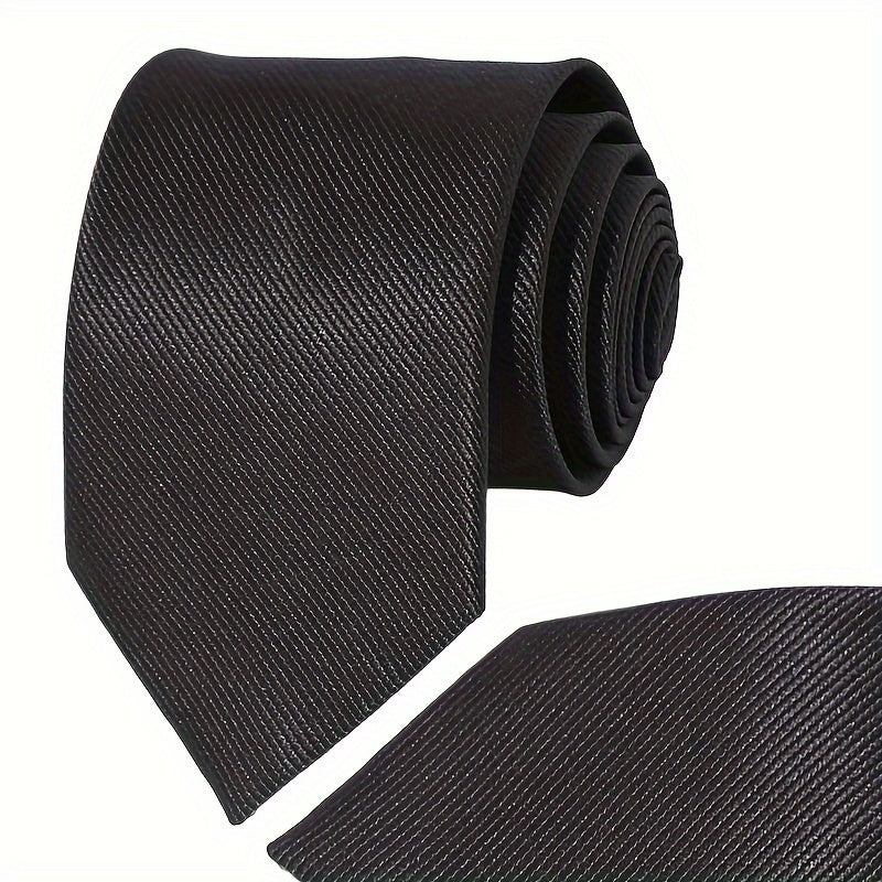 Erkaklar uchun bir rangli rasmiy biznes galstuklar, kuyovlar va bayramlar uchun