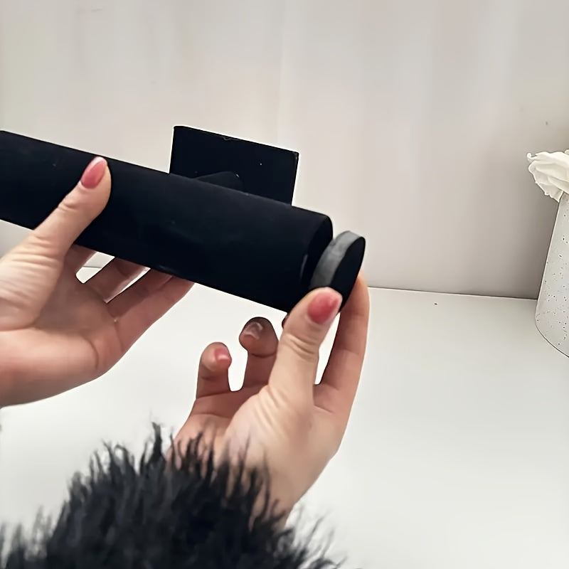 Soporte de exhibición de joyería de madera para pulseras y relojes, ovalado, multiusos, decoración para el hogar