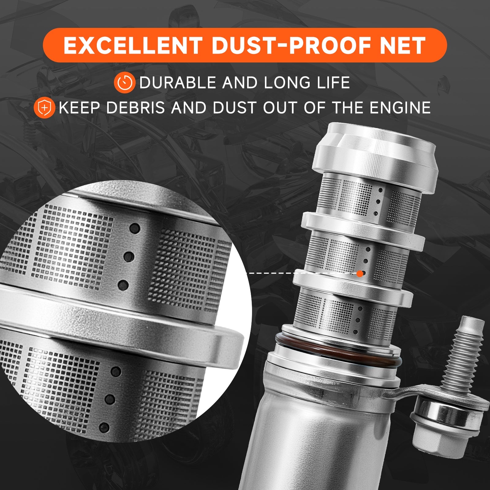Intake Exhaust Camshaft Actuator Solenoid Kit for 2.0L 2.2L 2.4L Engines