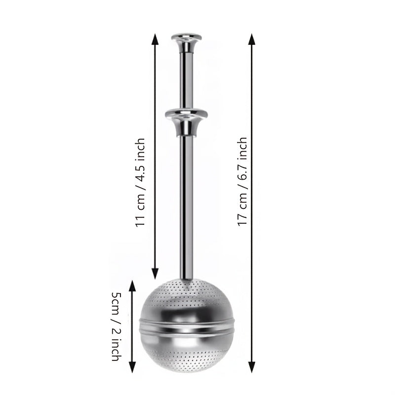 304 Stainless Steel Tea Ball Infuser for Brewing Loose Leaf Tea, Durable and Easy to Use