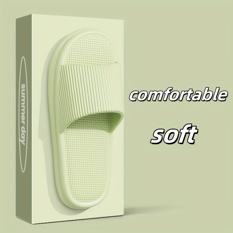 Кэжуал сланцы EVA в белом, зеленом, желтом и черном цветах | Дизайн с открытым носком, всесезонная носка