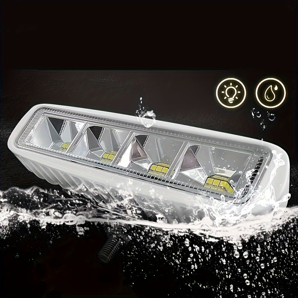 2 Pack 72W 20000LM LED Work Light Bars Off-Road Fog Lights for Truck Jeep ATV