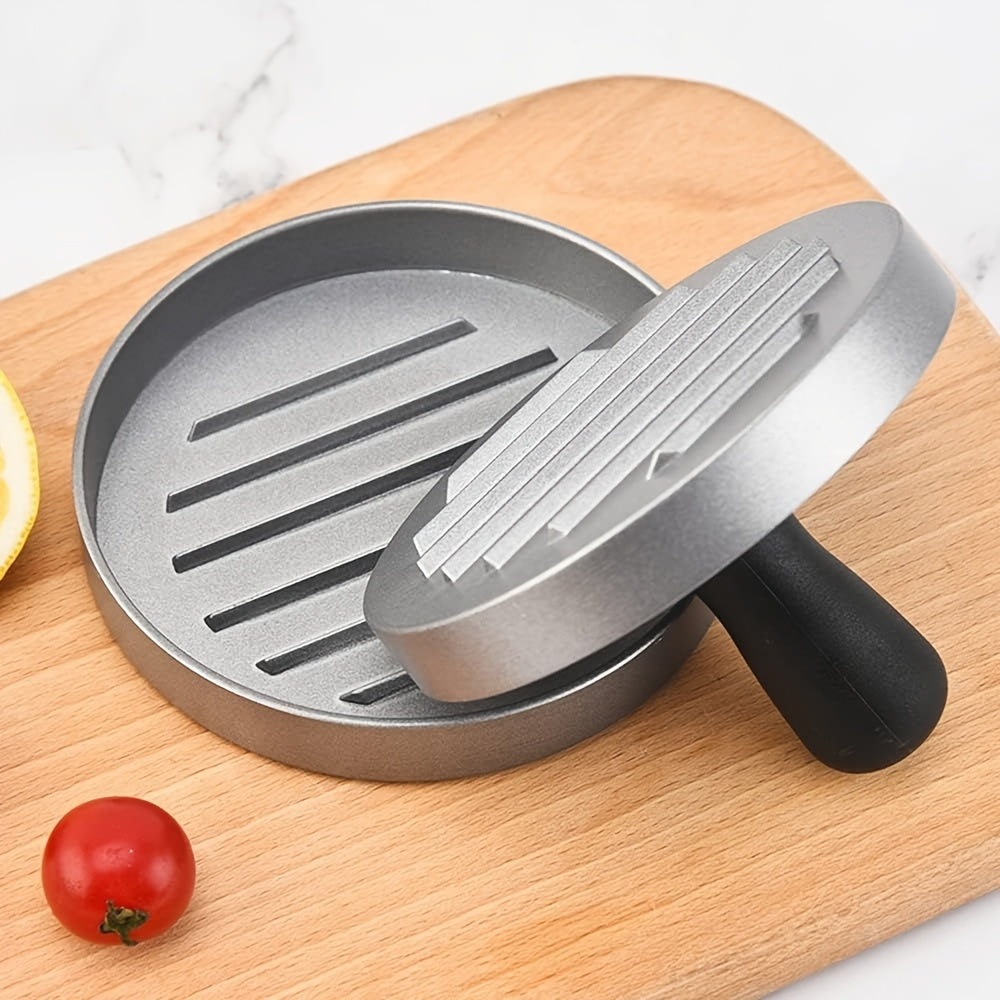 Food-Grade Aluminum Burger Press with Non-Stick Surface 11.7cm Diameter