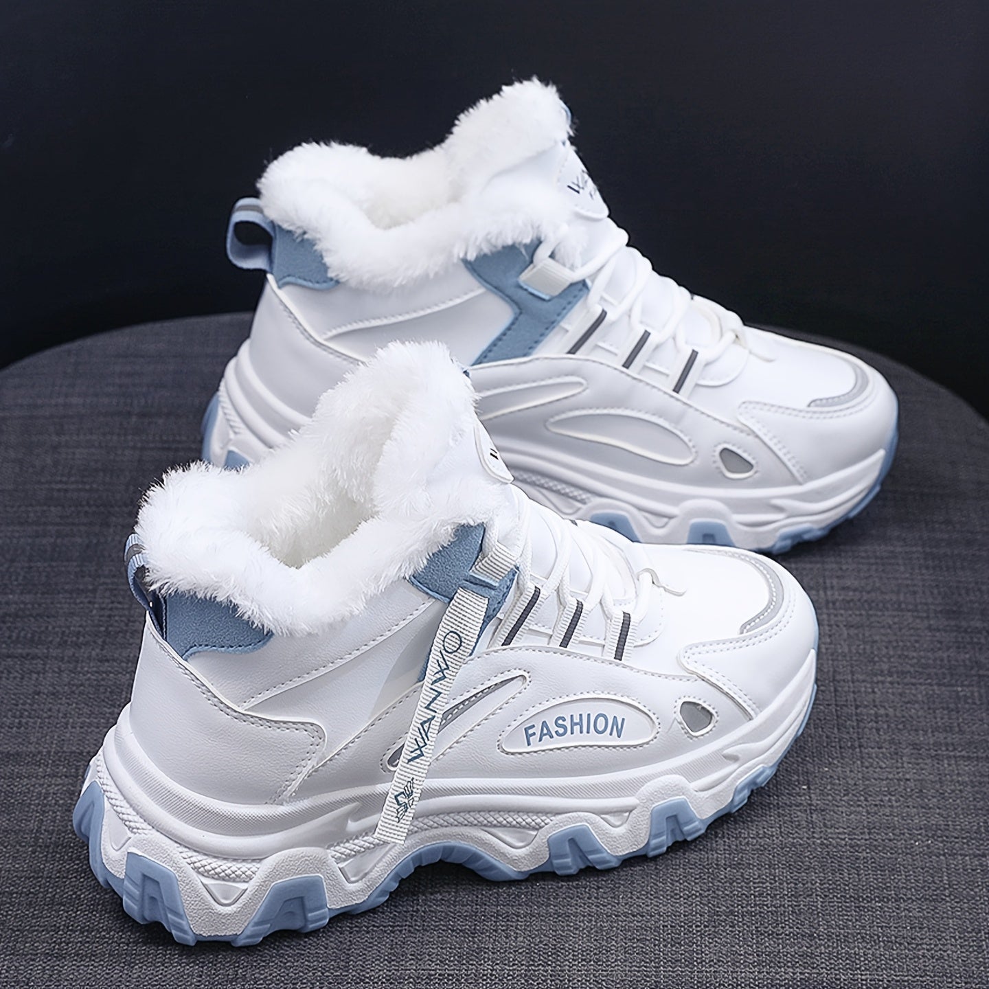 Women Plush Winter Ankle Boots Waterproof Warm Snow Shoes