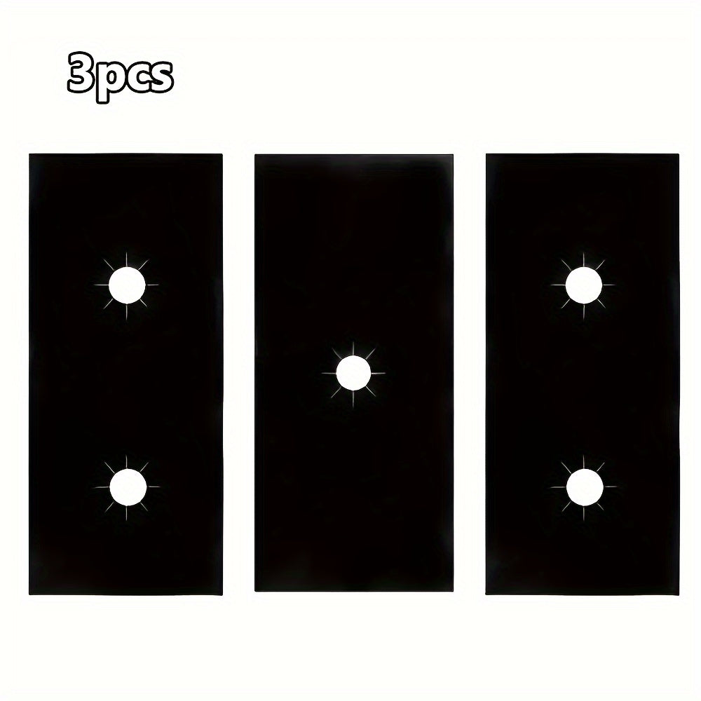 Gas Stove Protective Cover Set with Anti-Fouling Oil-Proof Pads and Cleaning Pads