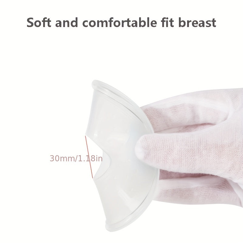 Portable Breast Pads, 2 Pieces, Leakproof, Absorbent, Reusable for Nursing Mothers