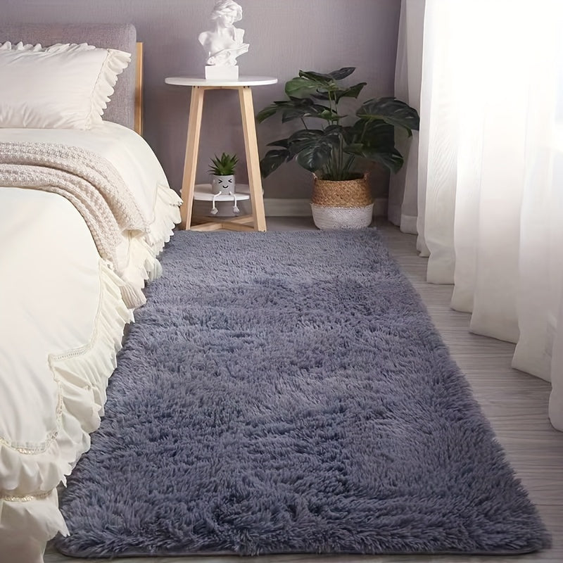 Modern Soft Polyester Area Rug for Living Room Bedroom Indoor Non-Shedding