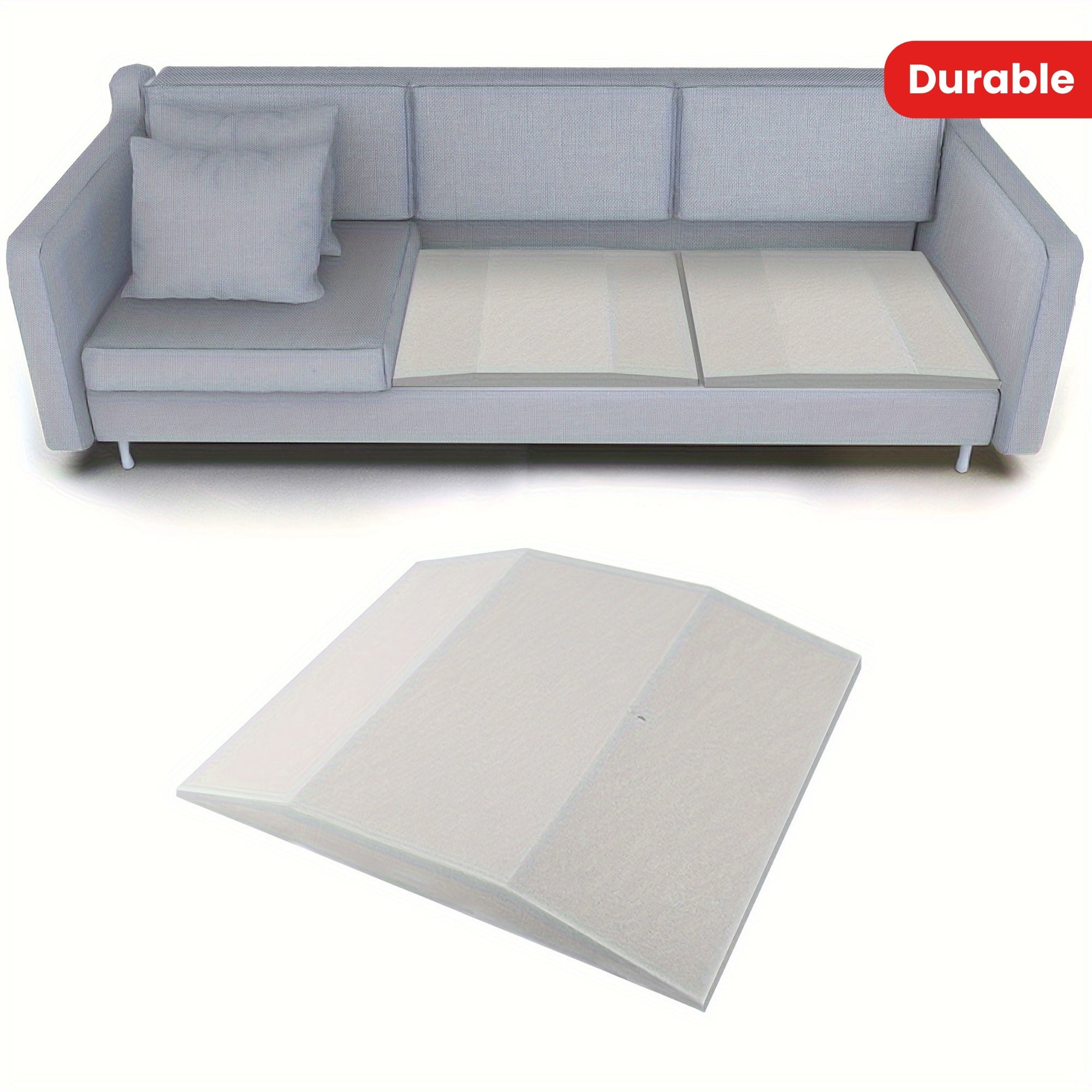 Подушка-опора для диванных подушек из высокоплотной пены 50,8x50,8 см для диванов и кресел-любовников