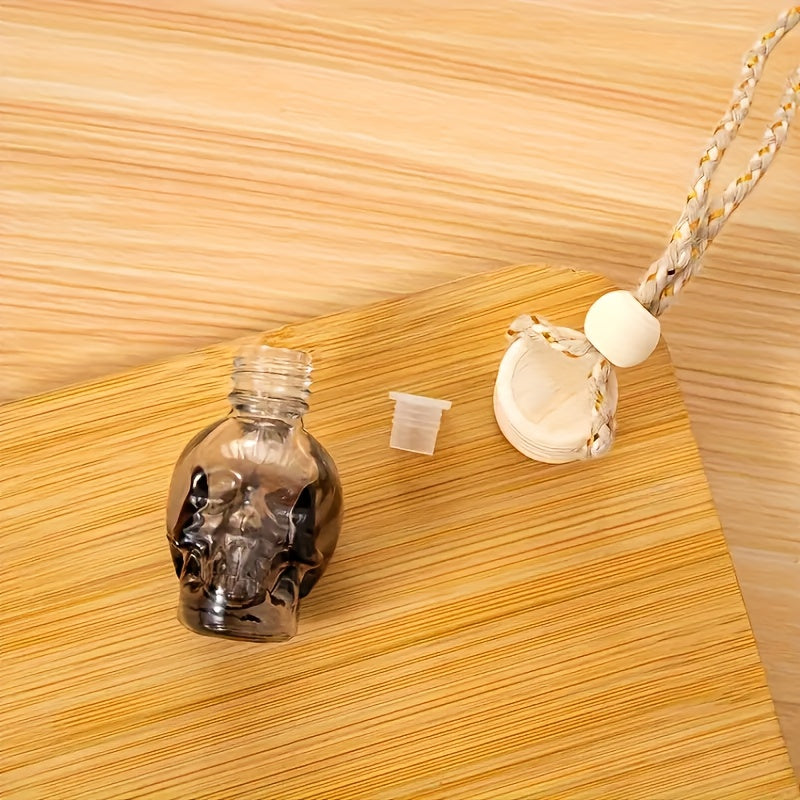 Шишадан ясалган бош шаклидаги машина парфюмерияси бутлаи, қайта тўлдириладиган диффузор ҳаво хушбўйлагич