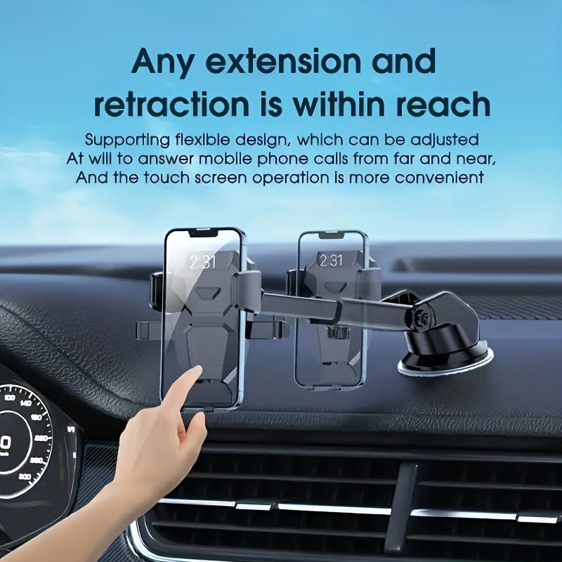 Soporte universal para coche con ventosa y almohadilla de gel, para todos los smartphones