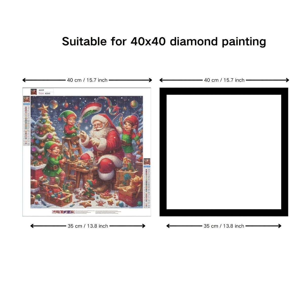 Diamond Painting Frames Set PVC Magnetic Self-Adhesive Wall Display for Diamond Art Photos Posters