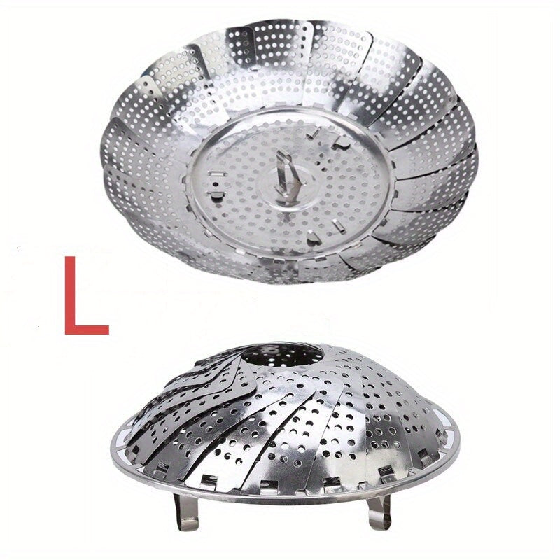 Stainless Steel Collapsible Steamer Basket for Nutritious Cooking