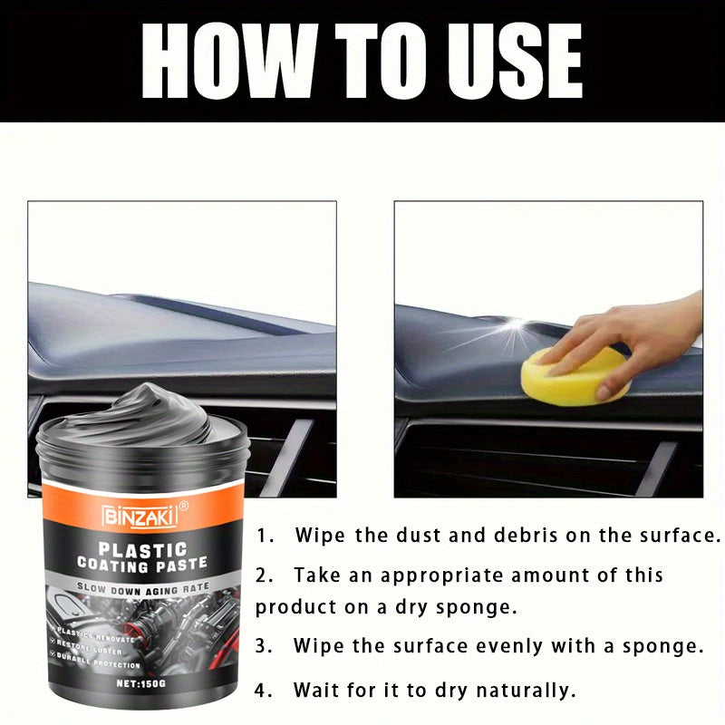 Cera de nanocristal para pulido de interiores y exteriores de coches