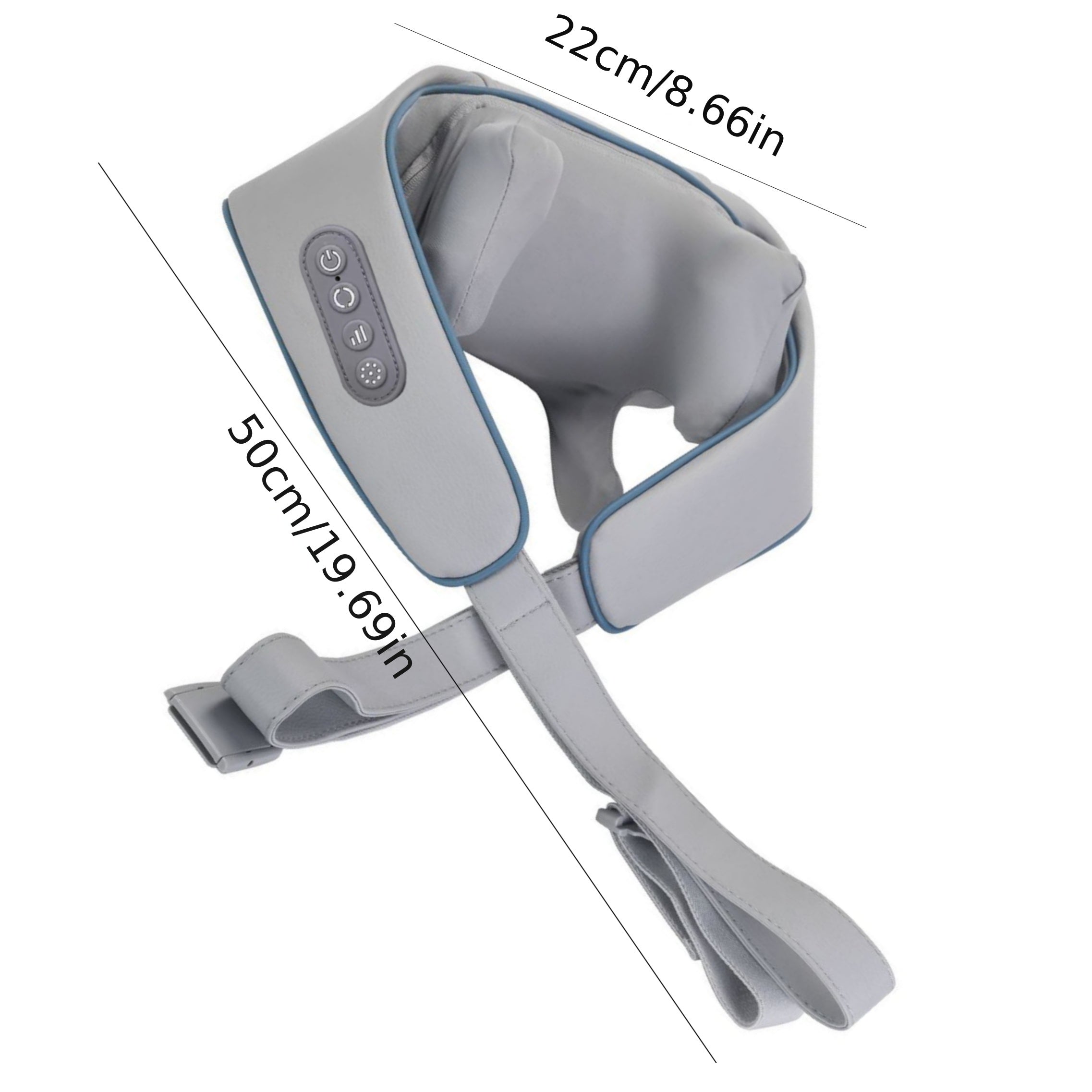 Массажер для шеи и спины Shiatsu с функцией нагрева для расслабления дома, в офисе и в автомобиле.