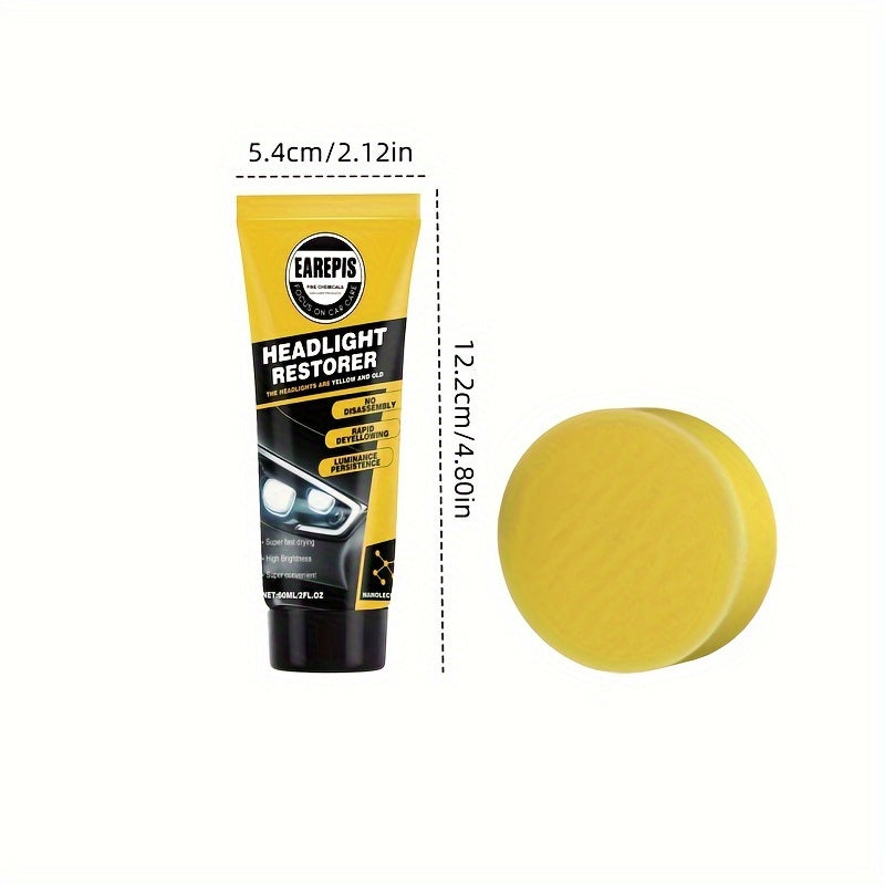 Mashina farasi lampasi tiklash kremi chizishlar, oksidlanish, yoritishni ta'mirlash uchun