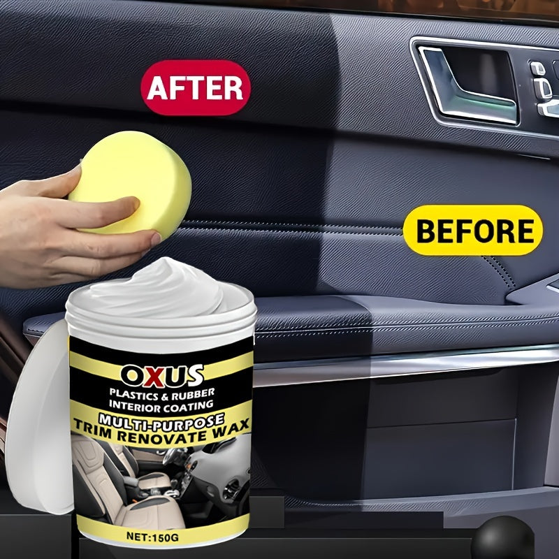 Interior Care Cream for Plastic and Leather Black 150G