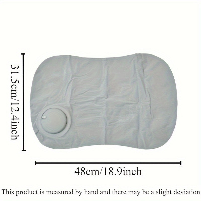 Inflatable Travel Pillow for Camping and Car Sleep Lightweight Compact Soft Cover