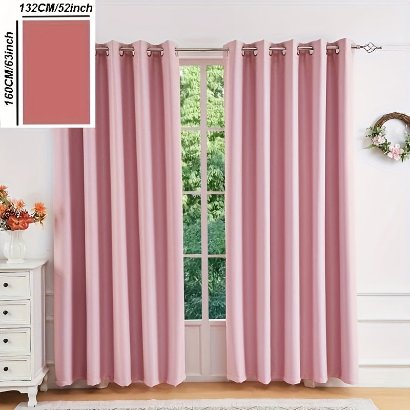 Beige Blackout Curtain with Insulation Lining Grommet Top for Living Room Bedroom