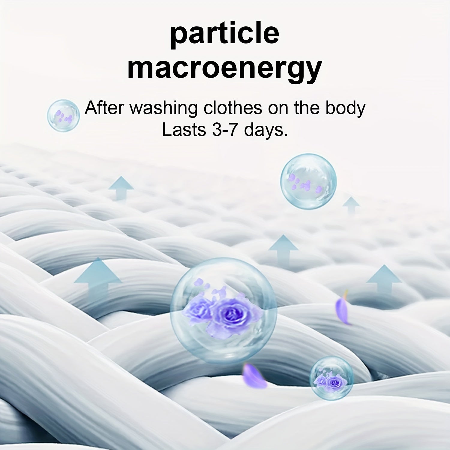 Долговечные ароматические бусины-усилители для белья с цветочным ароматом в пластиковом контейнере диаметром 15,49 см