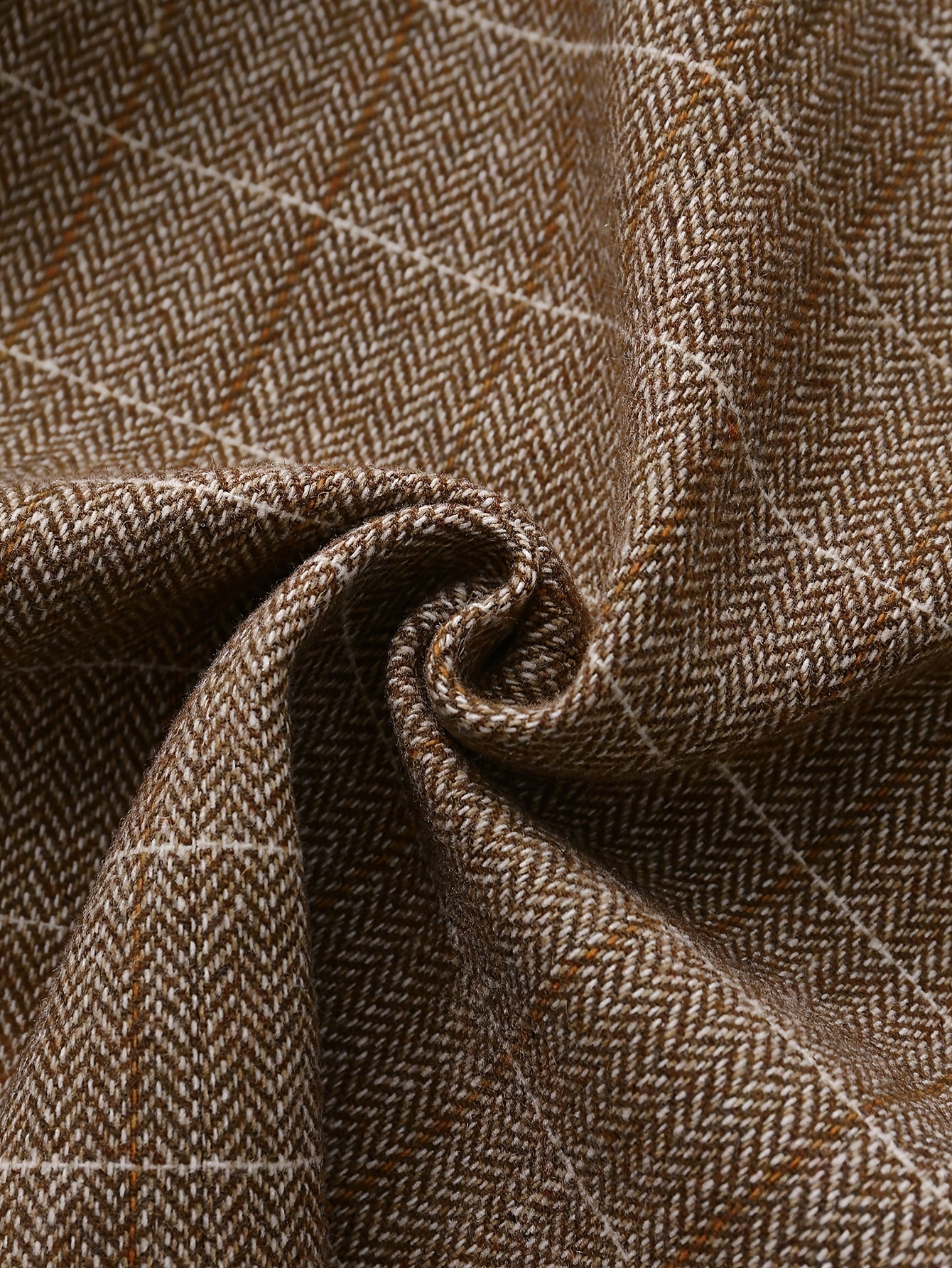 Women's Plaid Blazer Long Sleeve Regular Fit Single Breasted Polyester Blend Fall Winter Versatile Suit Jacket