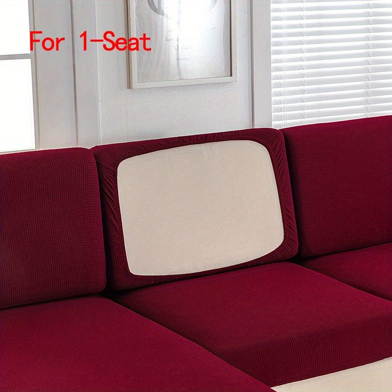 Vafli makkajo'xori velur divan qoplamasi - yotoqxona, ofis, yashash xonasi uchun mebelni sirpanishdan himoya qiluvchi - divan uchun uy bezak qoplamasi.