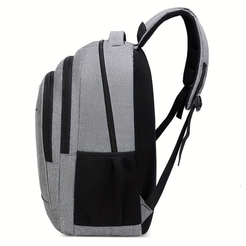 Large Capacity Waterproof Travel Backpack for Hiking and Short Trips with Zipper and Adjustable Straps