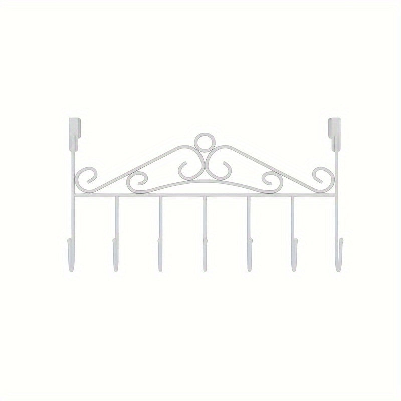 Contemporary Over-the-Door Hooks for Easy Home Organization No-Drill Mount