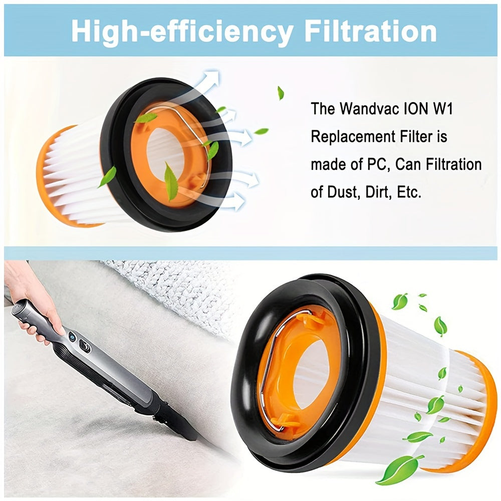 Set of 4 Replacement Filters for Wandvac Vacuum Cleaners Compatible with WV200 WV201 WV205 WV220 WV221 WV250 WV251 UV200CCO