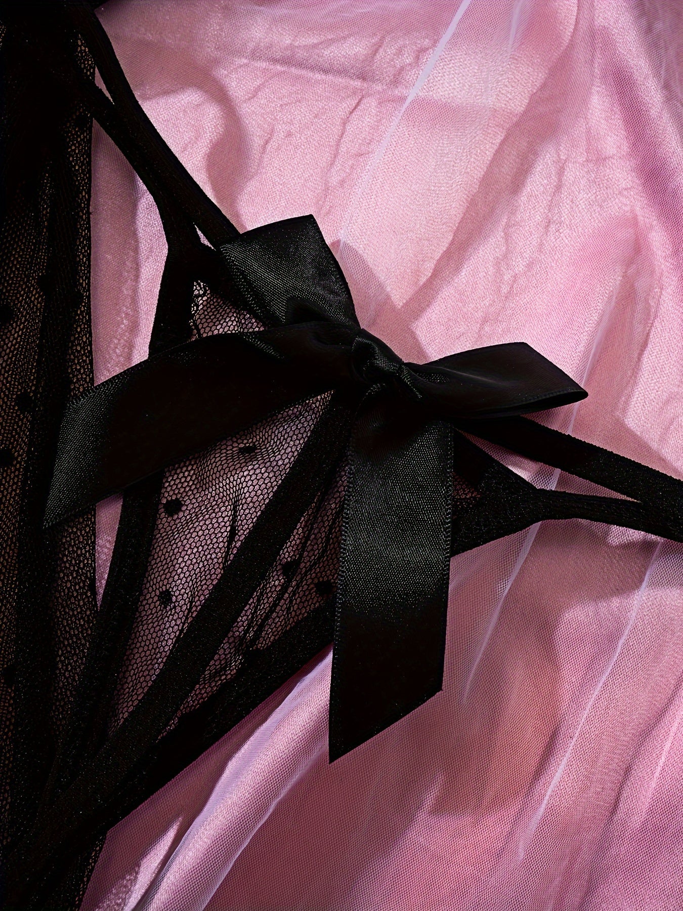 Polka Dot Halter Neck Dress with Lace Detail Polyester Knit for Women