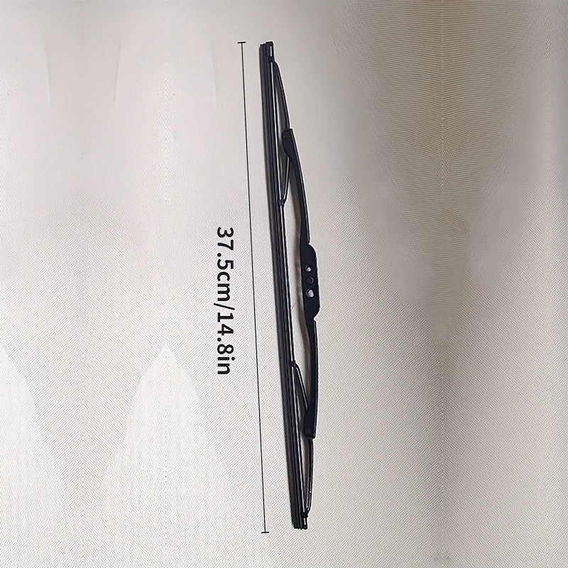 Черная металлическая щетка-стеклоочиститель с натуральной резиной для всех автомобилей с U-образным крюком