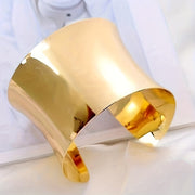 Стильный и дерзкий браслет-манжета в стиле хип-хоп панк - шикарный железный браслет для женщин, идеален для повседневной носки и отпускных нарядов