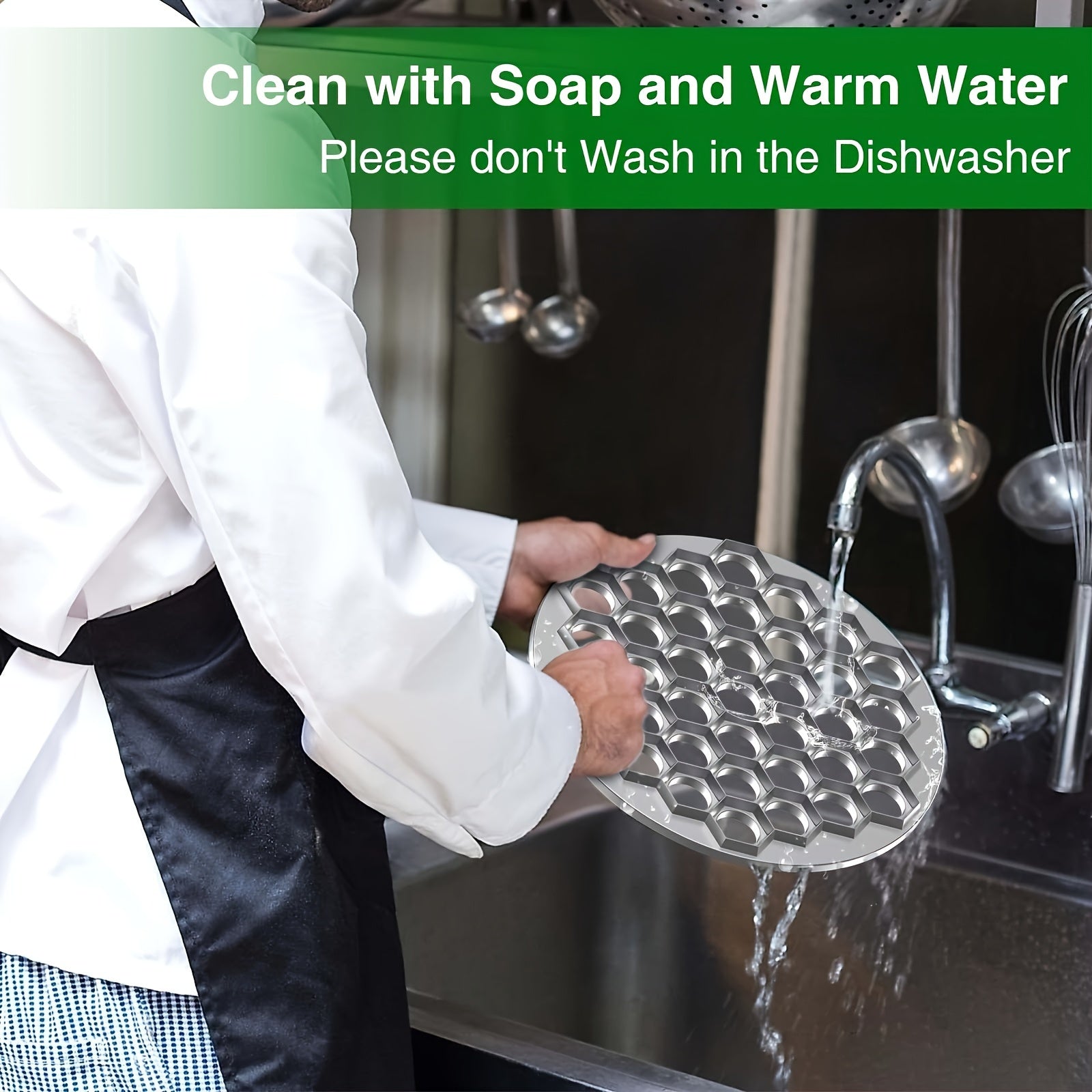 Aluminum Dumpling Maker 37 Holes for Homemade Dough and Pastries Kitchen Tool