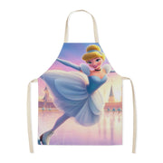 Waterproof Apron for Kids with Cartoon Print, Adjustable Neck, Durable Polyester