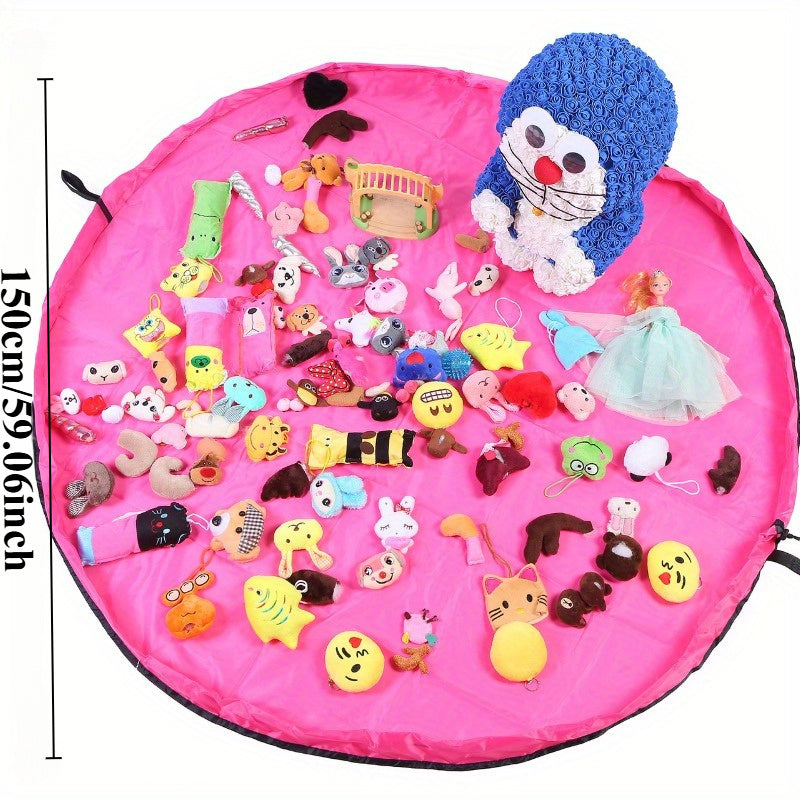 Large Polyester Toy Storage Bag for Kids Clothes and Toys for Moving and Outdoor Play