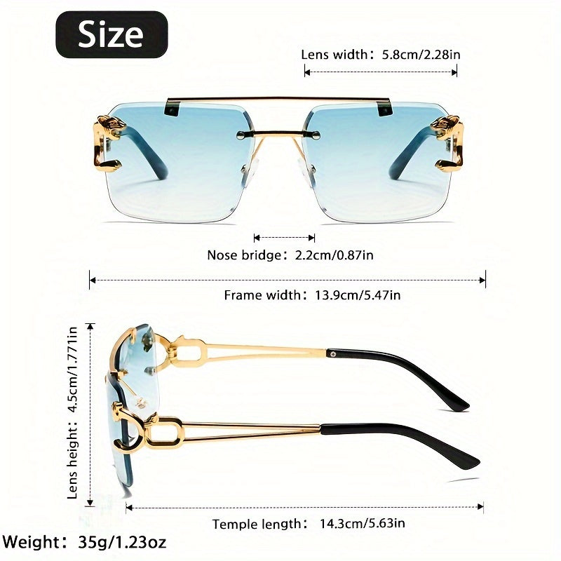 Vasos decorativos de doble viga sin marco, reforzados con tornillos de aleación de zinc para acampar y viajar