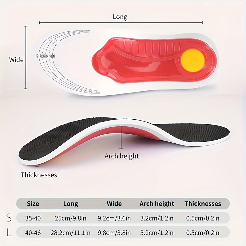 Unisex EVA Arch Support Insoles Adjustable Strap for Sports and Walking