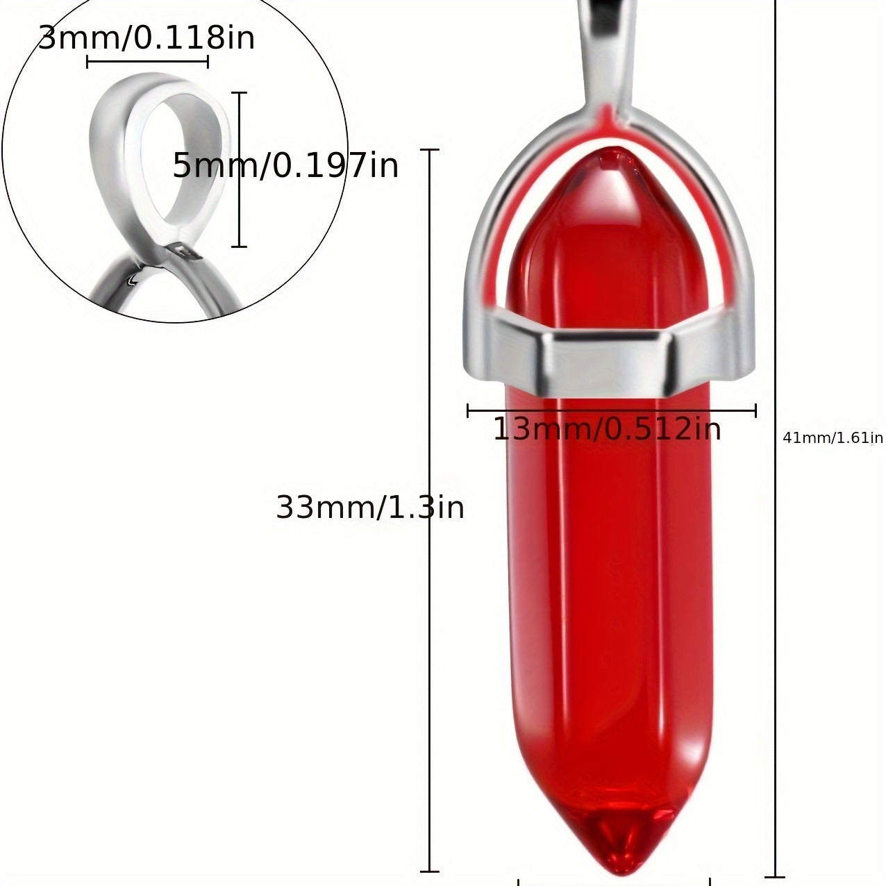Набор из 20 искусственных кристаллов в виде шестиугольных кварцевых кулонов с украшениями из синтетственных драгоценных камней и кожаными шнурками для ожерелий