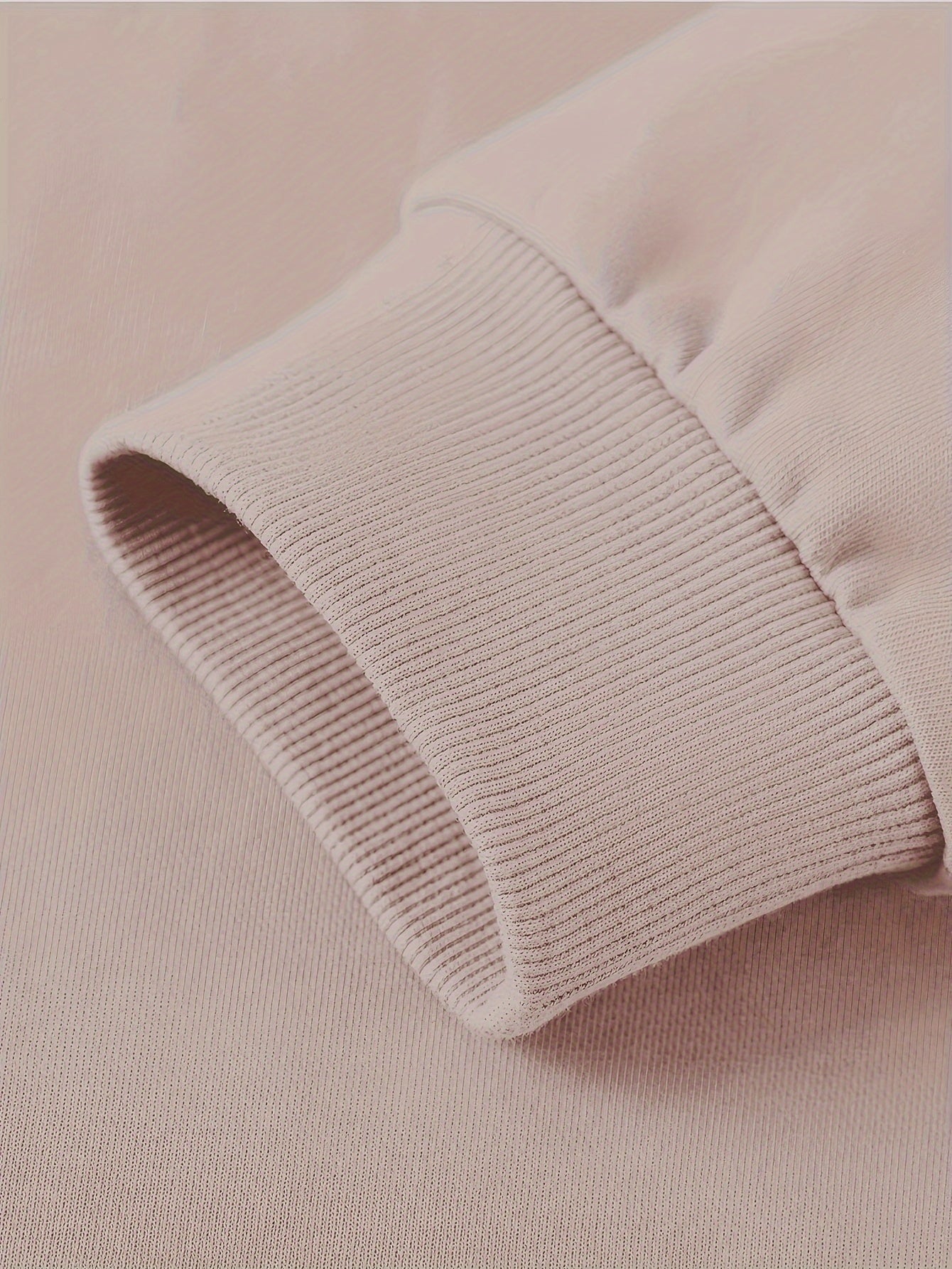 Plus Size Women’s Crew Neck Sweatshirt Solid Color Casual Fall Spring