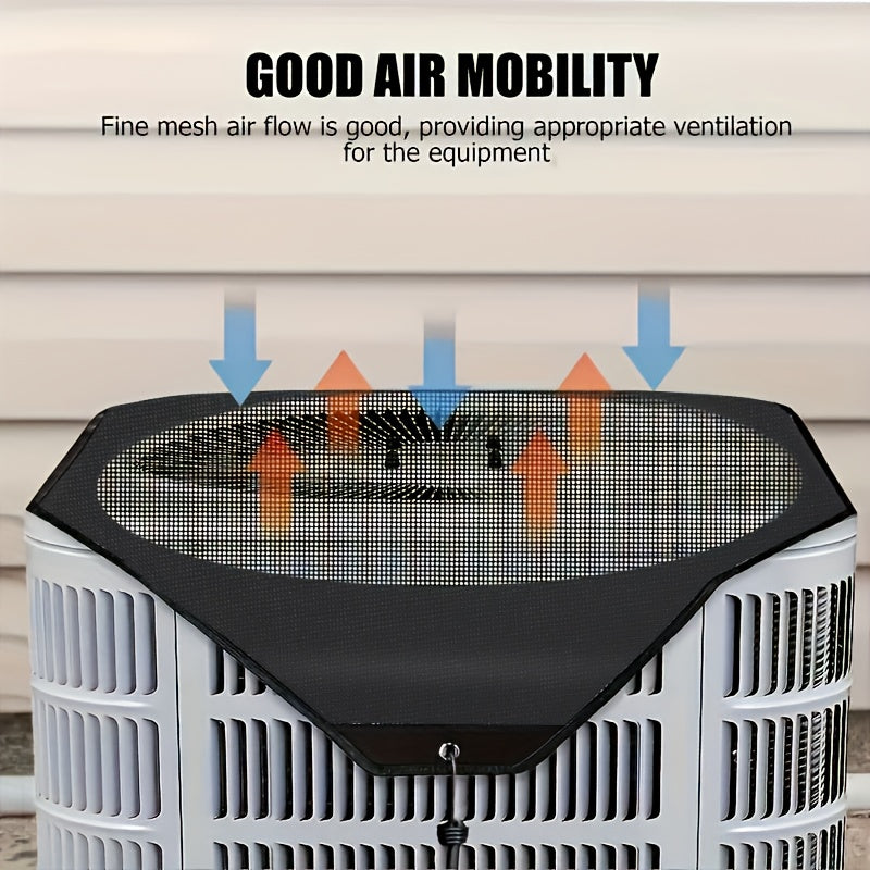 Outdoor Air Conditioner Cover Windproof Water-Resistant Dust and Cold Protection