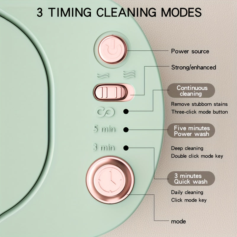 Rechargeable 360° Jewelry Cleaner with USB Power and High-Frequency Vibration