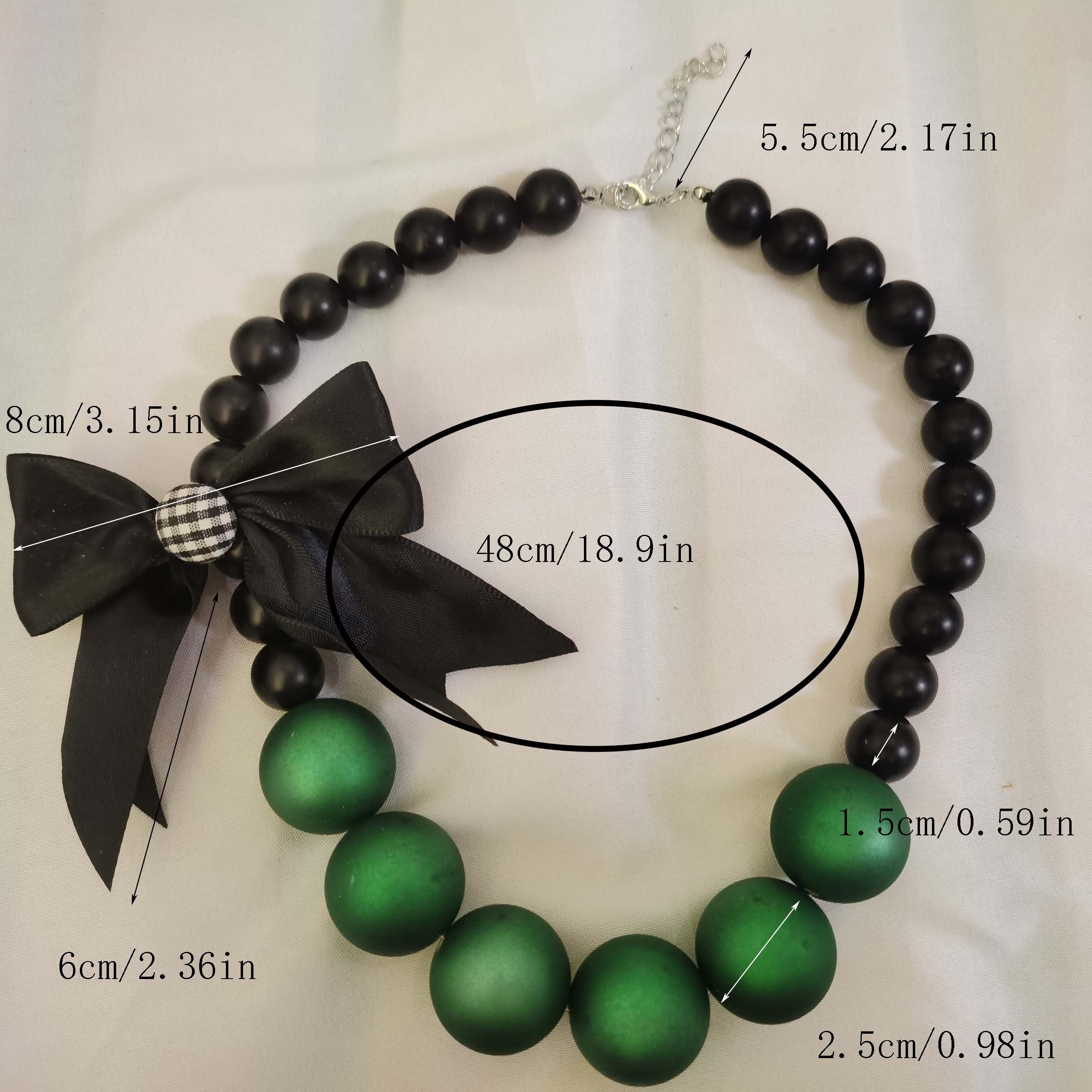 Women’s Boho-Chic Bowknot Short Necklace for Winter Sweaters