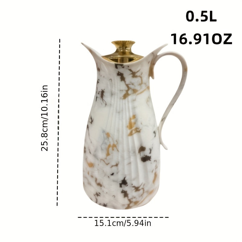 Unisex Borosilicate Glass Coffee Pot Vacuum Insulated 33.83oz Hot Cold