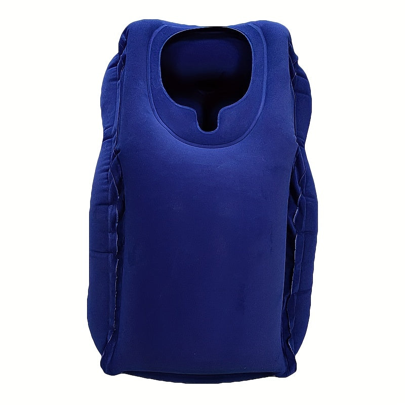 Inflatable Travel Pillow Neck Support for Airplanes Cars Buses Trains Camping