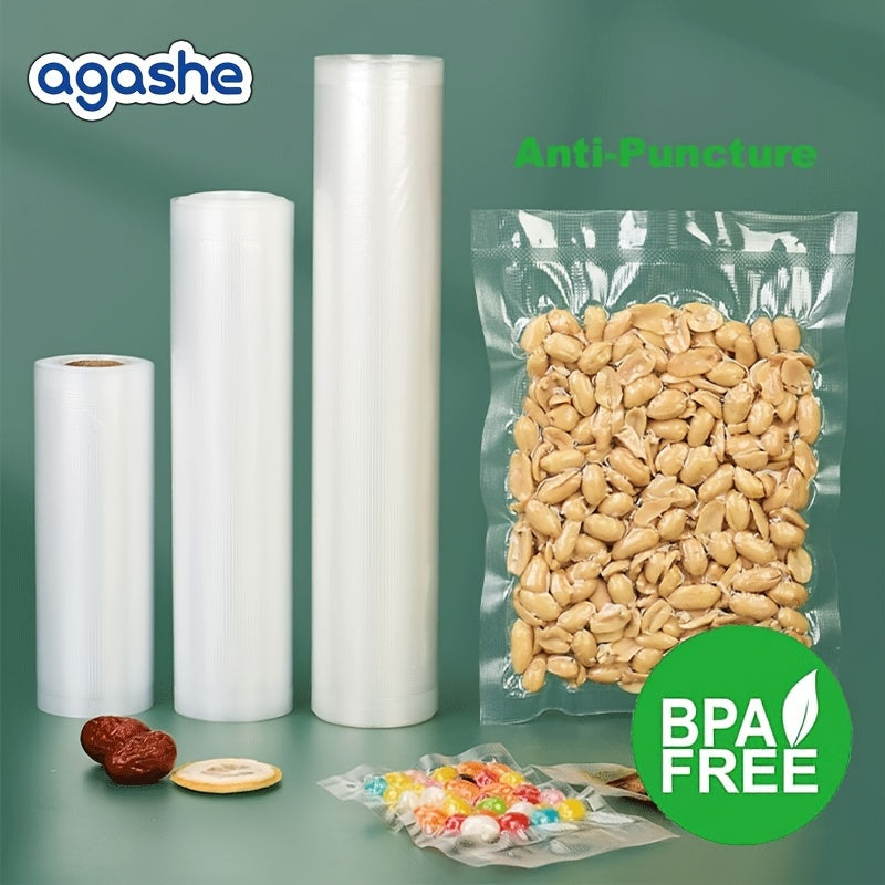 1 Roll Heavy Duty Vacuum Sealer Bags, 5m Long, Puncture Prevention, Heat Resistant, Ideal for Food Storage, Meal Prep, Steak, Sous Vide Cooking